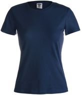 T-paita Women Colour T-Shirt "keya" WCS180, tummansininen liikelahja logopainatuksella